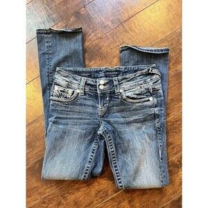 Vigoss The New York Slim Boot Blue Jean Womens Sz 1/2-33 READ BELOW